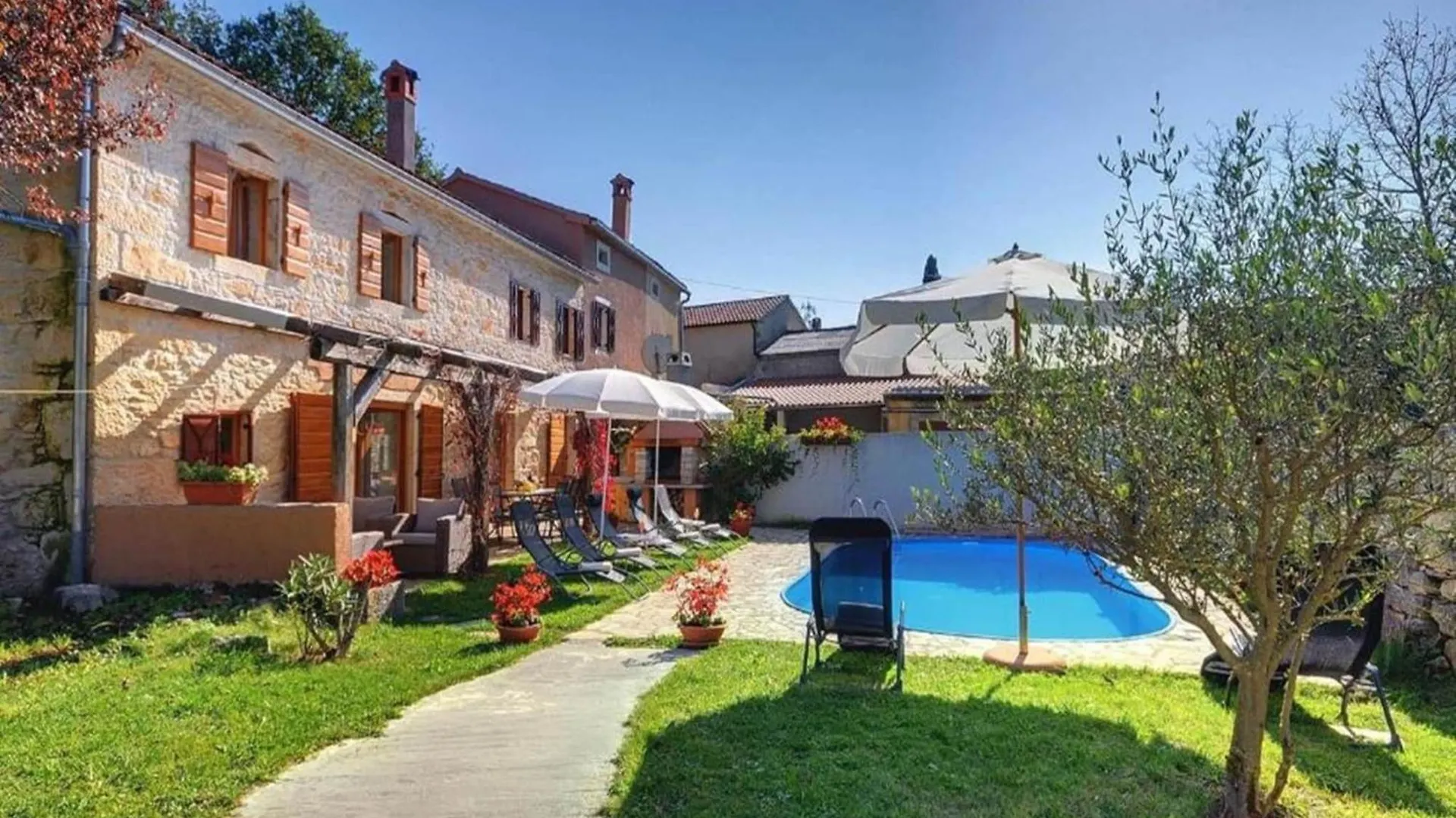 Villa Katherine With Pool And Game Room Zminj Croatia